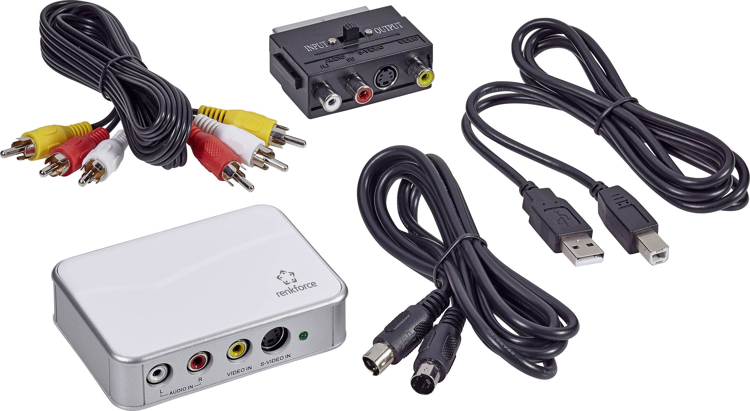 Renkforce GR2 Video Grabber inkl. Video-Bearbeitungssoftware