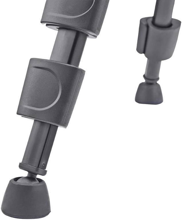 Cullmann Primax 350 Dreibeinstativ 1/4 Zoll Arbeitshöhe=53.5 - 135.5 cm Schwarz inkl. Tasche