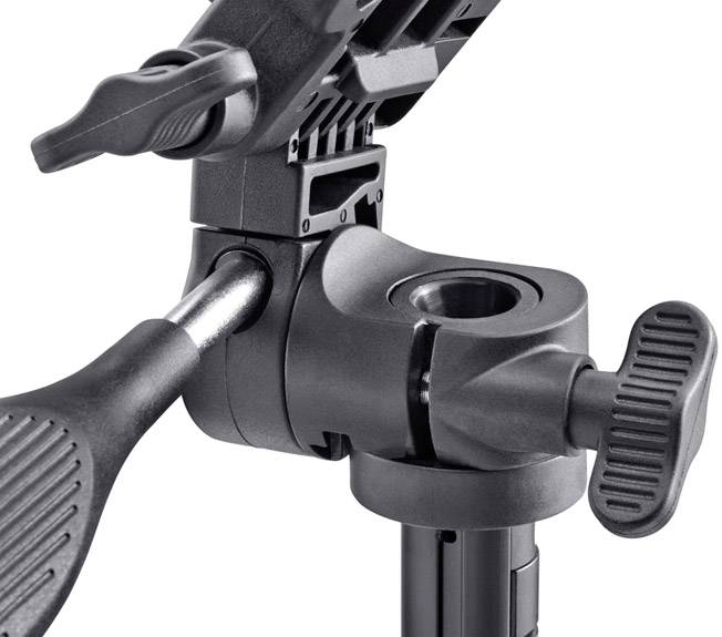 Cullmann Primax 380 Dreibeinstativ 1/4 Zoll Arbeitshöhe=62 - 159 cm Schwarz inkl. Tasche