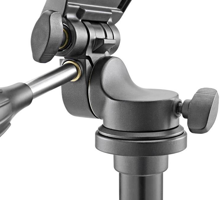 Cullmann Nanomax 460M RW20 Dreibeinstativ 1/4 Zoll, 3/8 Zoll Arbeitshöhe=19 - 168cm Schwarz