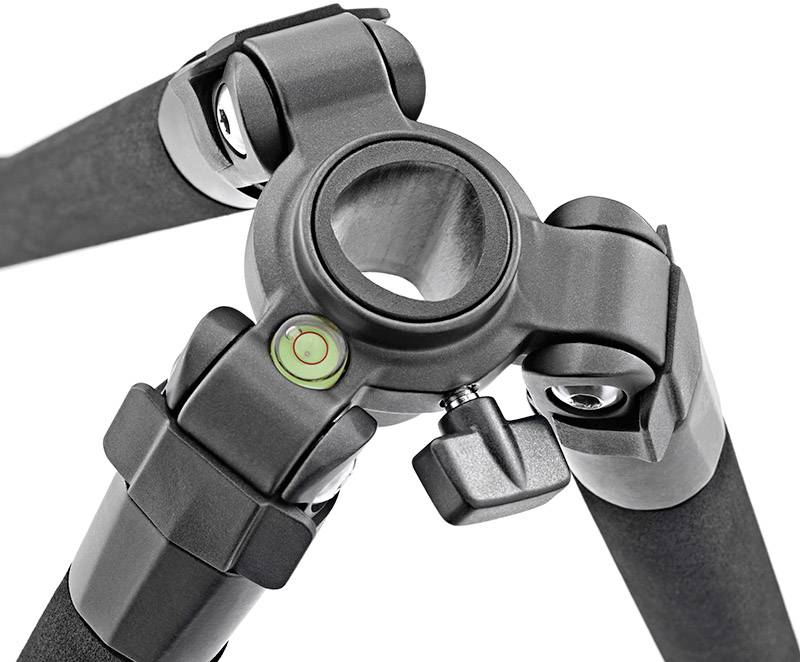 Cullmann Nanomax 460M RW20 Dreibeinstativ 1/4 Zoll, 3/8 Zoll Arbeitshöhe=19 - 168cm Schwarz