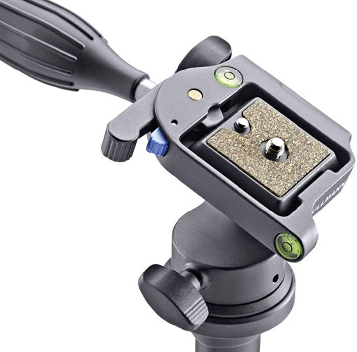 Cullmann Nanomax 480 RW20 Dreibeinstativ 1/4 Zoll, 3/8 Zoll Arbeitshöhe=19 - 178.5cm Schwarz