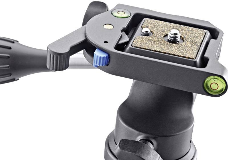 Cullmann Nanomax 480 RW20 Dreibeinstativ 1/4 Zoll, 3/8 Zoll Arbeitshöhe=19 - 178.5cm Schwarz