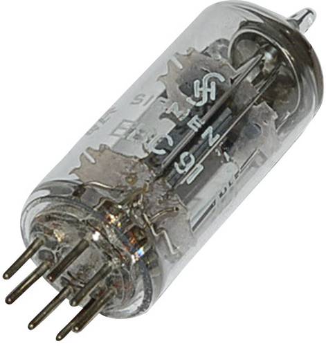 EBC 91 = 6 AV 6 Elektronenröhre Doppeldiode-Triode 250V 1.2mA Polzahl: 7 Sockel: B7G Inhalt 1St.