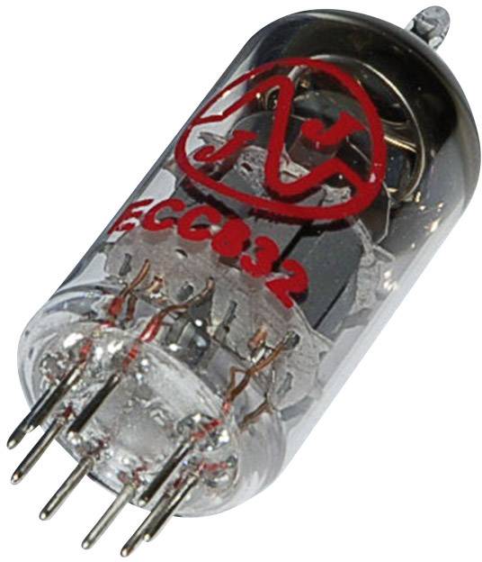 BTB Vertrieb 12DW7/ECC832 Elektronenröhre Doppeltriode 100 V 0.5 mA Polzahl: 9 Sockel: Noval Inhalt