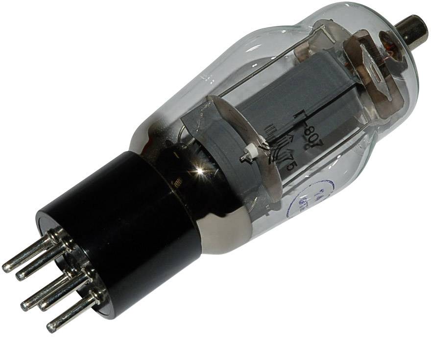 BTB Vertrieb 807 = QE 06/50 Elektronenröhre Strahlpentode 400V 140mA Polzahl: 5 Sockel: 5pin Medium Inhalt 1St.