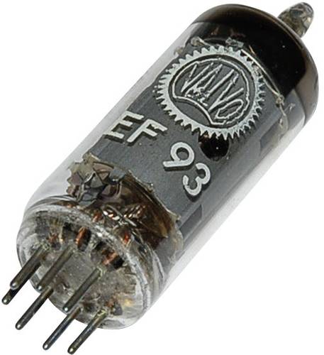 EF 93 = 6 BA 6 Elektronenröhre Pentode 100V 10.8mA Polzahl: 7 Sockel: B7G Inhalt 1St.