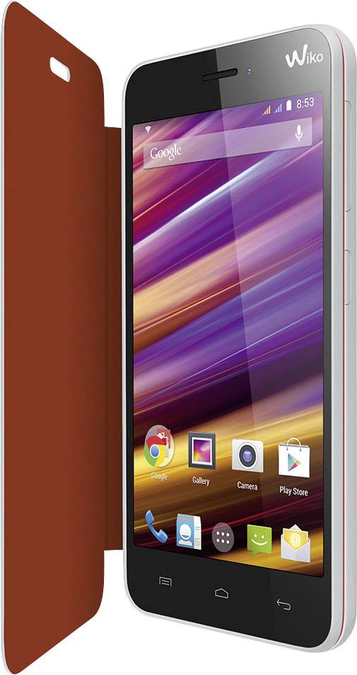 WIKO Mobile Flip Cover Flip Cover Wiko Weiß 94221