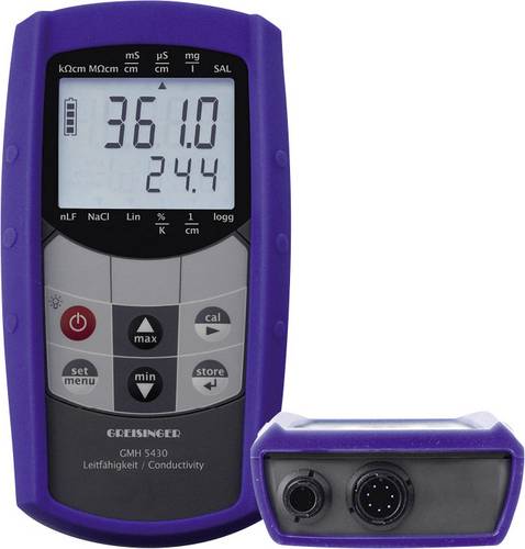 Greisinger GMH 5430 Kombi-Messgerät Leitfähigkeit, Salinität, Gelöste Teilchen (TDS), Temperatur