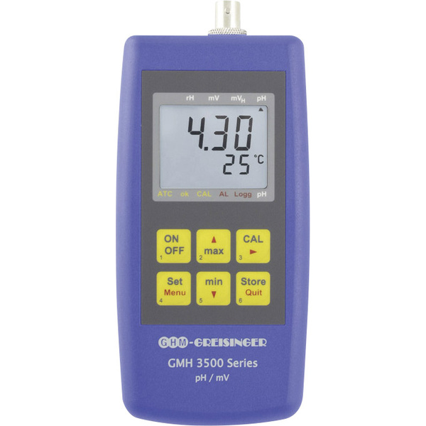 Greisinger GMH 3531 Kombi-Messgerät pH-Wert, Redox (ORP), Temperatur