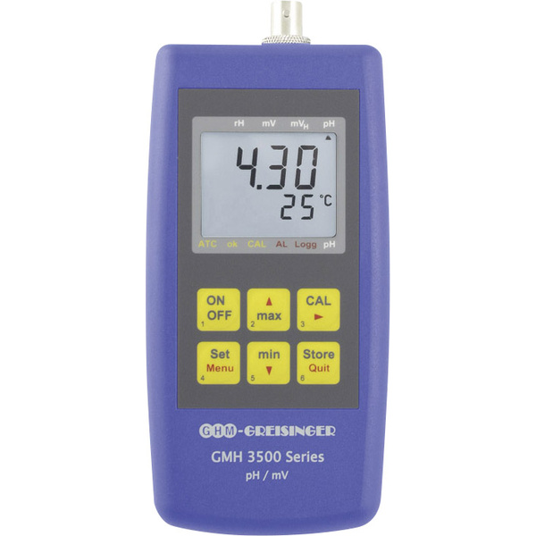 Greisinger GMH 3551 Kombi-Messgerät pH-Wert, Redox (ORP), Temperatur