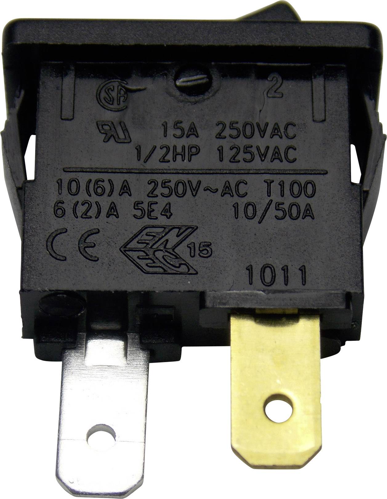 Arcolectric (Bulgin Ltd.) H8800VAAAB Wippschalter H8800VAAAB 250 V/AC 15A 1 x Aus/Ein rastend