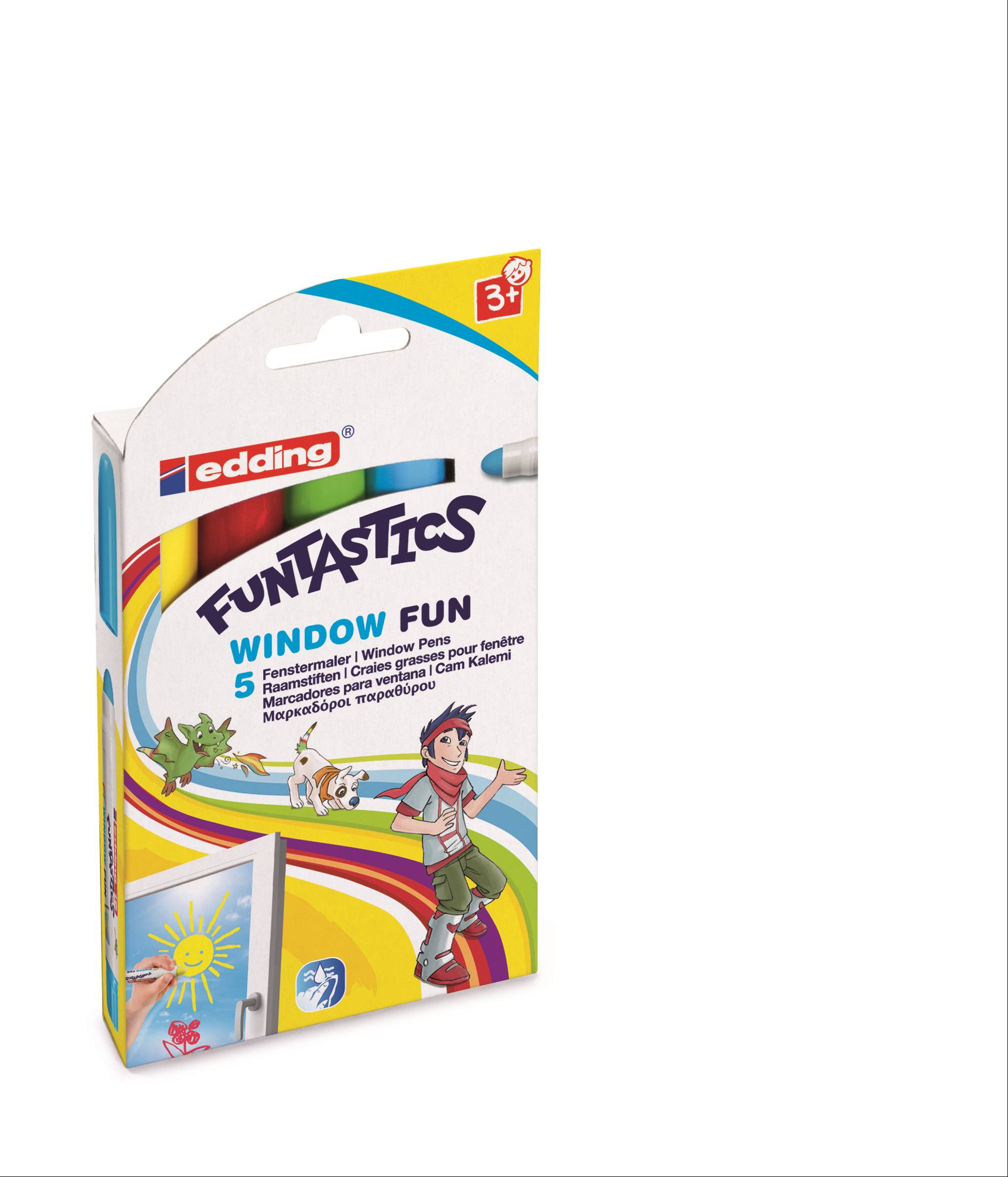 Funtastics Window Fun Marker 5er Set