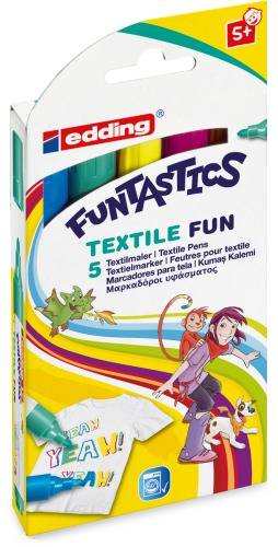 Funtastics Textil Fun Marker 5er Set
