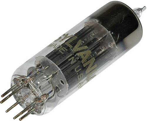 EZ 90 = 6 X 4 Elektronenröhre Dualgleichrichter 325V 70mA Polzahl: 7 Sockel: Miniatur Inhalt 1St.