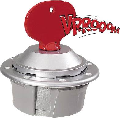 BIG Sound-Starter Rutschauto-Sound-Horn Silber, Rot