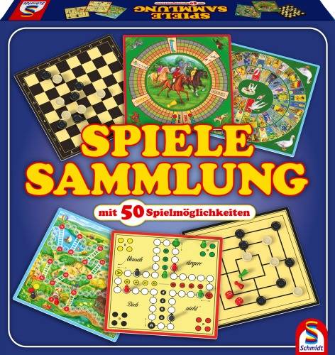 Schmidt Spiele Spiele-Sammlung mit 50 Spielen 49112