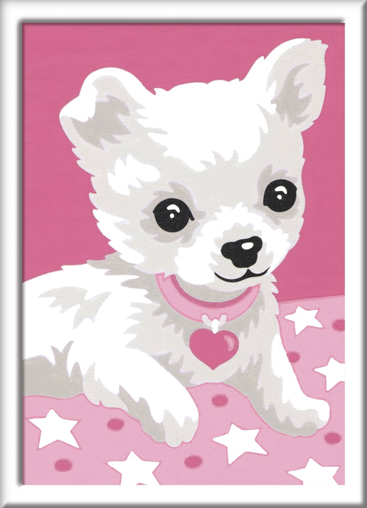 Ravensburger Malen nach Zahlen - Chihuahua 8,5 x 12 cm