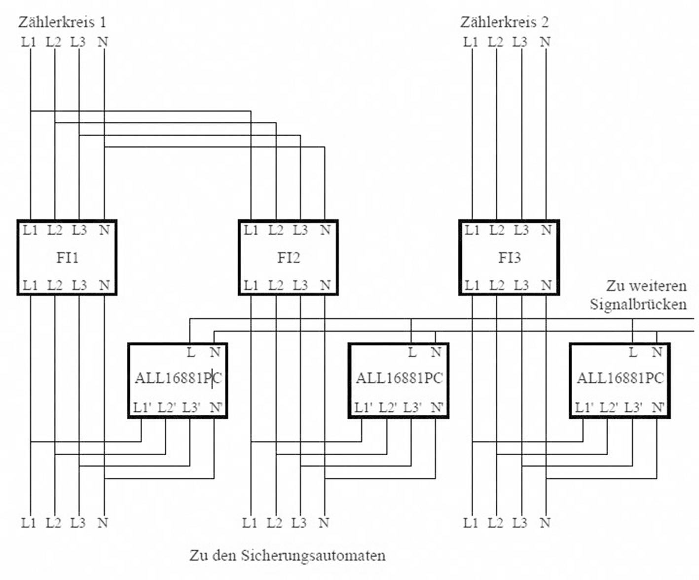 Allnet ALL16881PC Phasenkoppler Baustein Eingangsspannung (Bereich): 400 V/AC (max.)