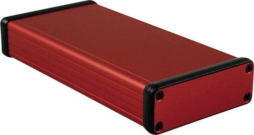 Hammond Electronics 1455J1601RD Profil-Gehäuse 160 x 78 x 27 Aluminium Rot 1 St.