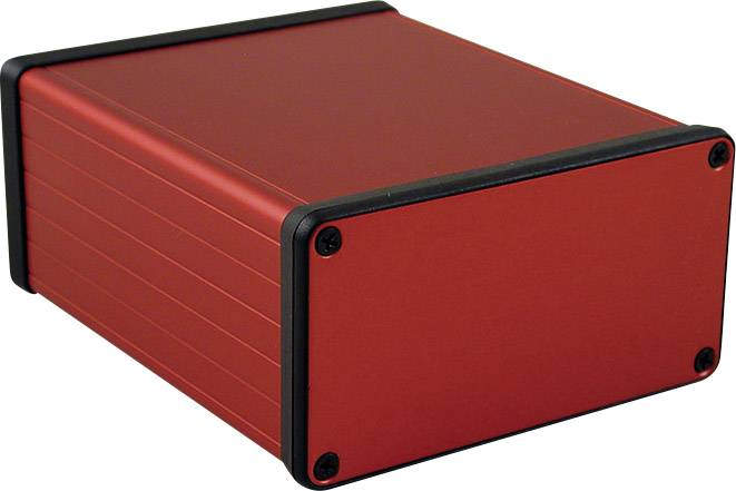 Hammond Electronics 1455N1201RD Profil-Gehäuse 120 x 103 x 53 Aluminium Rot 1St.