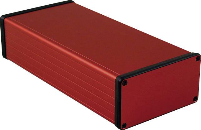 Hammond Electronics 1455N2201RD Profil-Gehäuse 220 x 103 x 53 Aluminium Rot 1St.