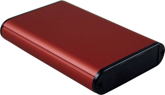Hammond Electronics 1455B1002RD Profil-Gehäuse 100 x 71.7 x 19 Aluminium Rot 1 St.