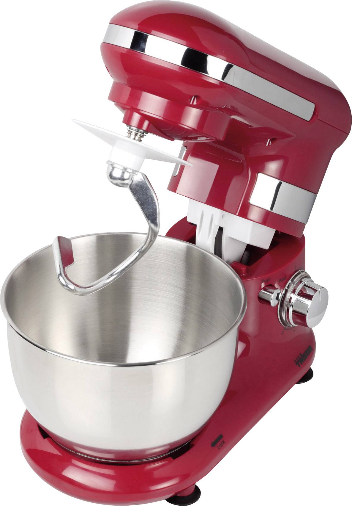 Tristar MX-4170 Küchenmaschine 600W Edelstahl, Rot