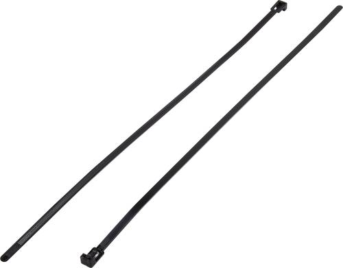 TRU Components 1592884 TC-HV-500BK203 Kabelbinder 500 mm 8.50 mm Schwarz Lösbar 100 St.