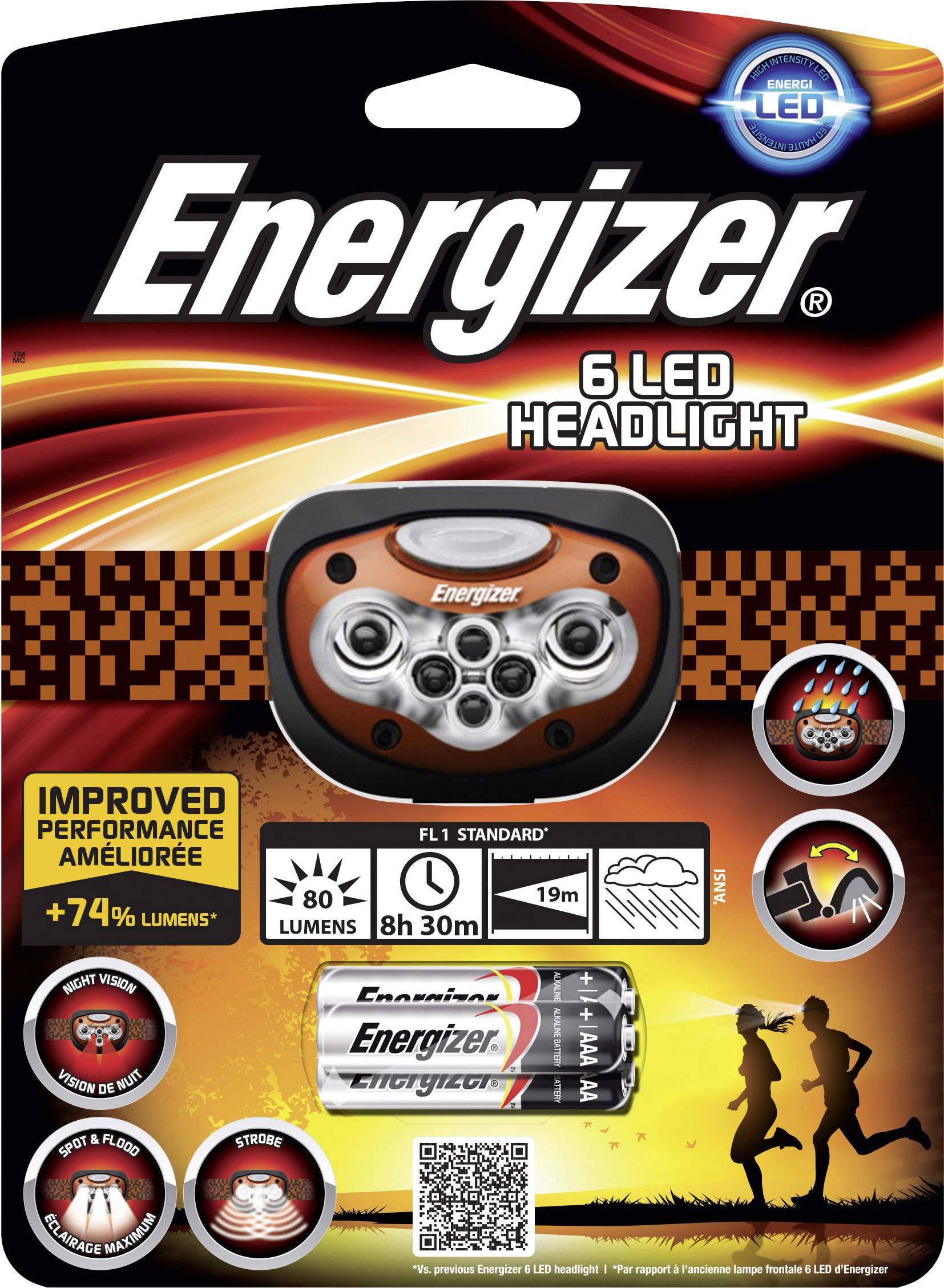 LED-KOPFLAMPE 6-LED HEADLIGHT