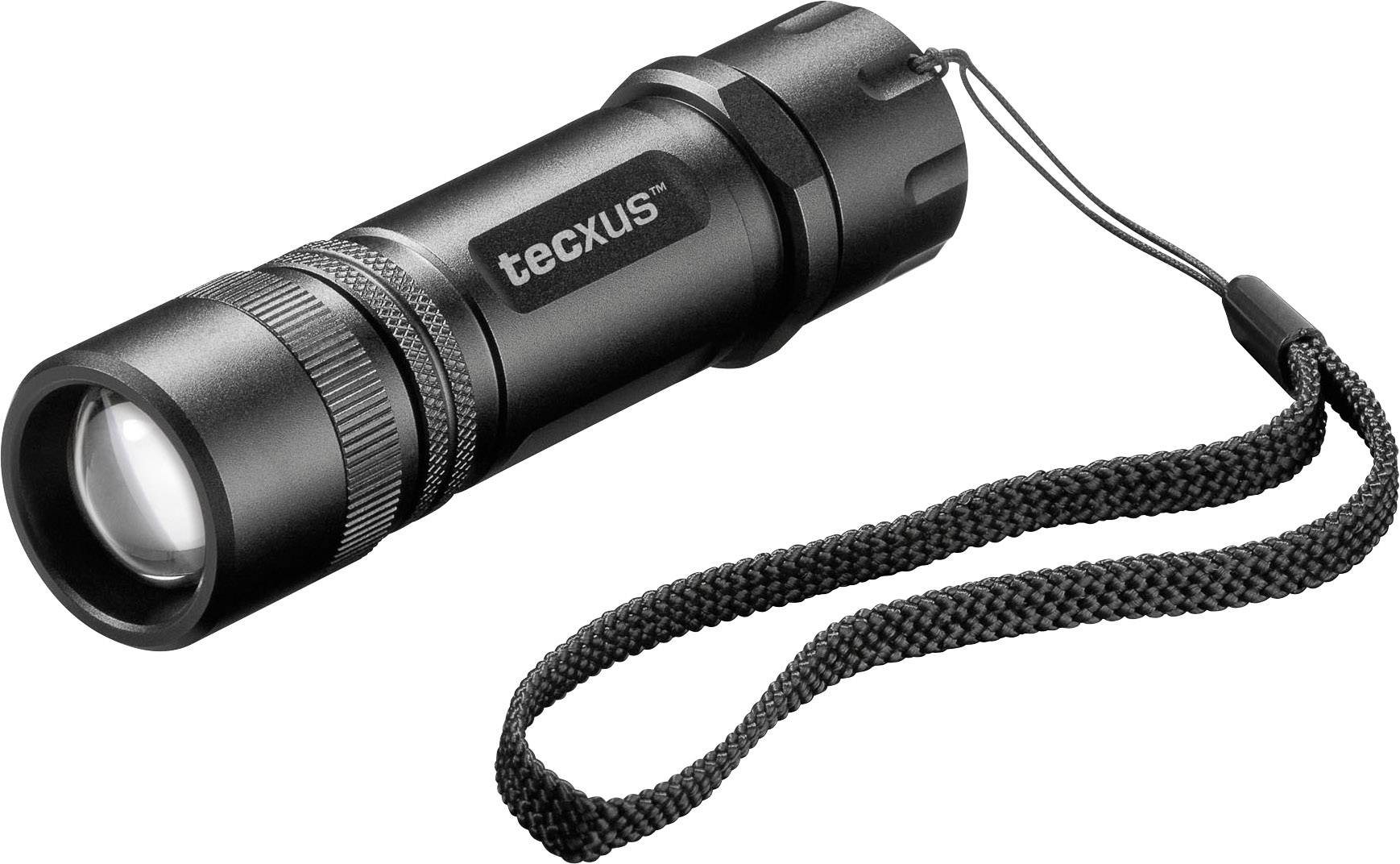 Tecxus X130 LED Mini-Taschenlampe mit Handschlaufe batteriebetrieben 16 h 75 g