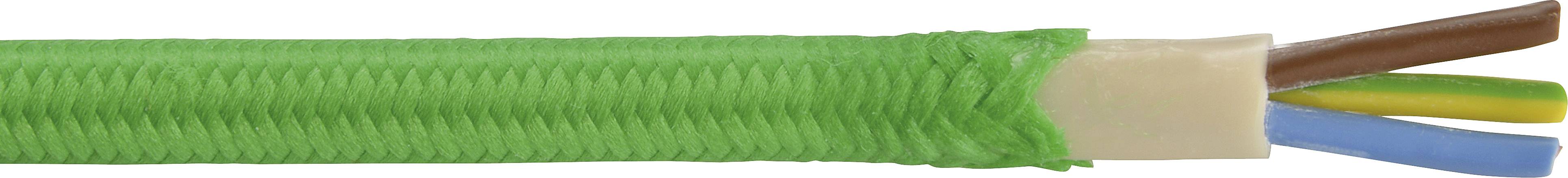 Kash Anschlussleitung 3 x 0.75mm² Grün Meterware