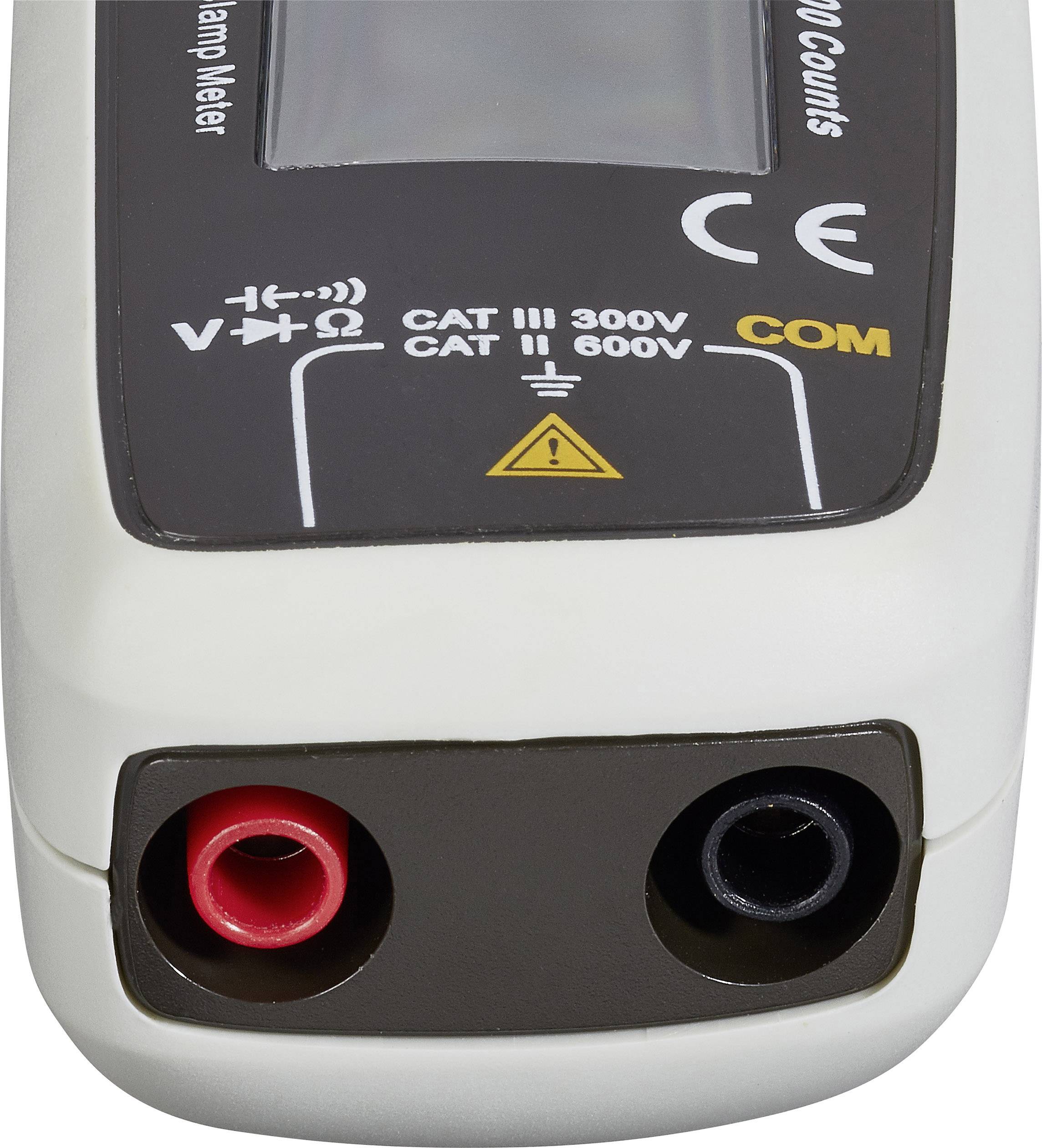 VOLTCRAFT VC-330 Stromzange digital CAT II 600 V, CAT III 300 V Anzeige (Counts): 2000