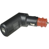 ProCar Winkelbarer 2fach USB Ladestecker Belastbarkeit Strom max.=5A Passend für (Details) USB-A Adapter 12V zu 5 V, 24V zu 5V ProCar Winkelbarer 2fach USB Ladestecker Belastbarkeit Strom max.=5A Passend für (Details) USB-A Adapter 12V zu 5 V, 24V zu 5V