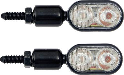 611001 LED-Blinker mit Rücklicht Motorrad Aluminium