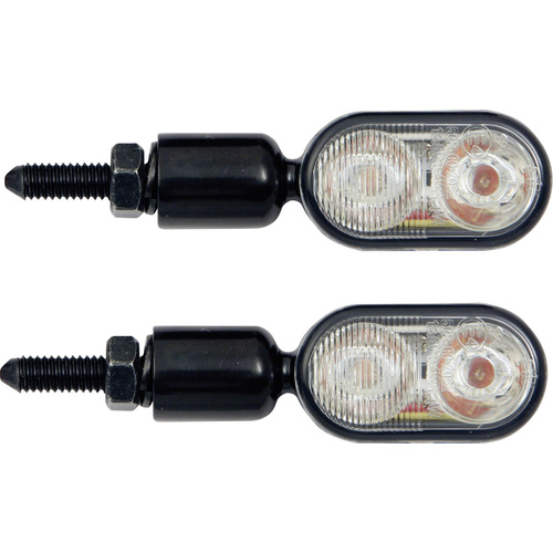 Devil Eyes 611001 LED-Blinker mit Rücklicht Motorrad Aluminium