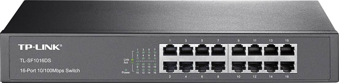TP-LINK TL-SF1016DS V3.0 Netzwerk Switch 16 Port 100MBit/s