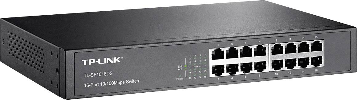 TP-LINK TL-SF1016DS - Switch - 16 x 10/100 - Desktop