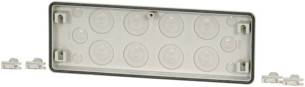 Eaton FL4-4 19609 Flanschplatte mit Vorprägung (L x B x H) 23 x 329 x 116 mm Grau 1 St.