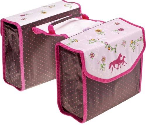 pink Gepäckträgertasche