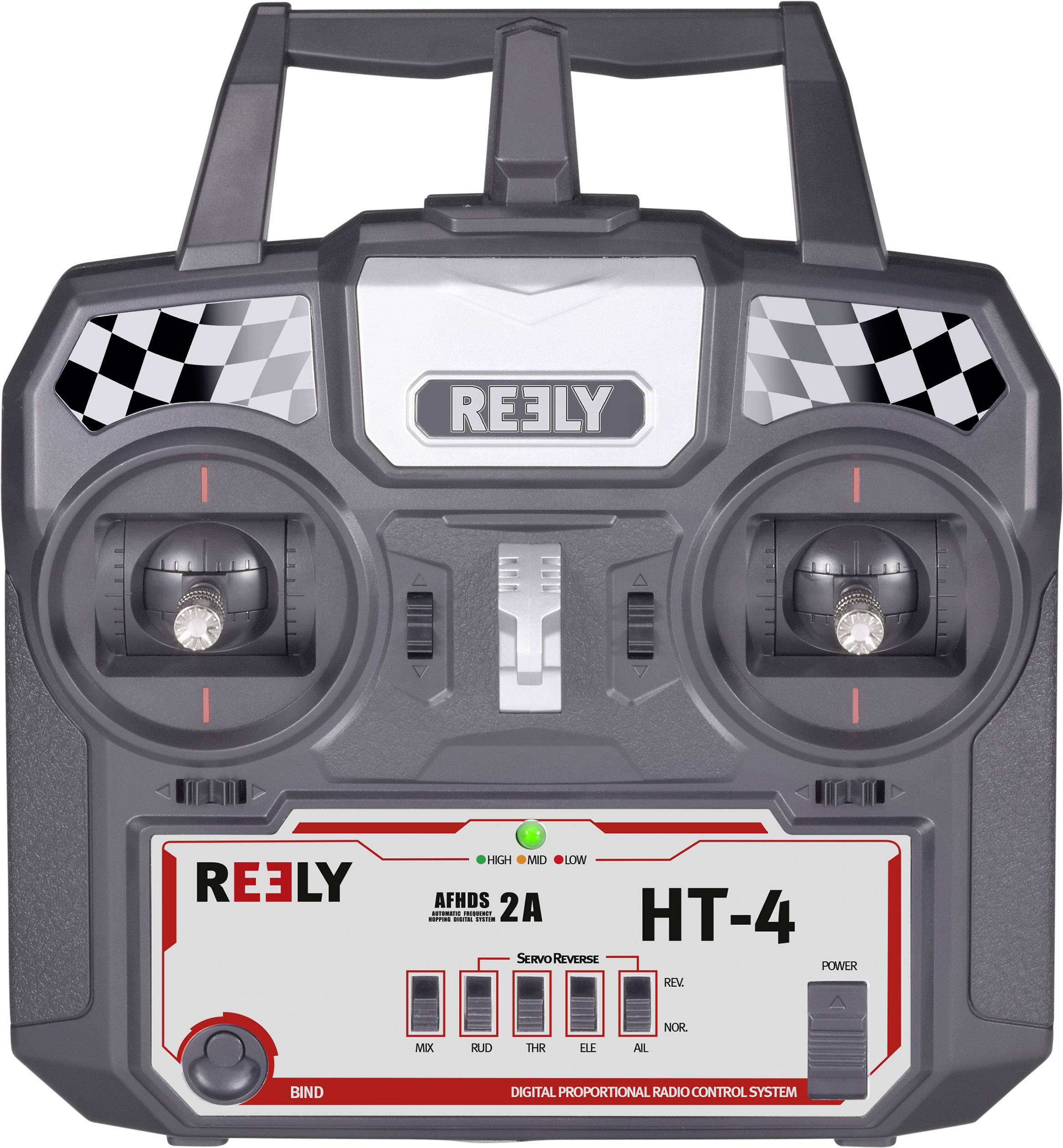 Reely HT-4 Hand-Fernsteuerung 2,4GHz Anzahl Kanäle: 4 inkl. Empfänger