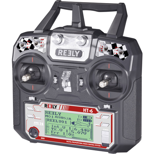 Reely HT-6 Hand-Fernsteuerung 2,4 GHz Anzahl Kanäle: 6 inkl. Empfänger