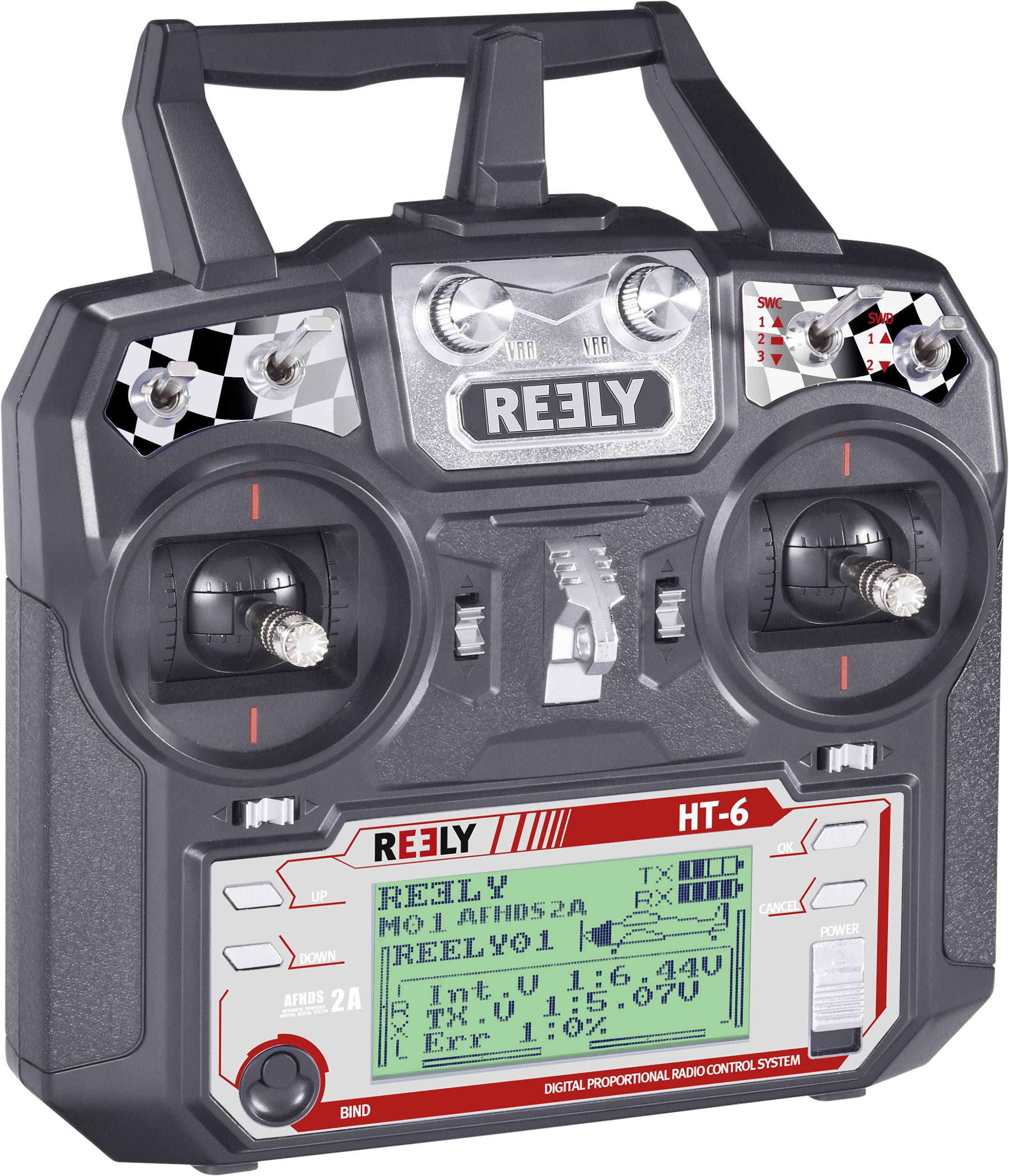 Reely HT-6 Hand-Fernsteuerung 2,4GHz Anzahl Kanäle: 6 inkl. Empfänger