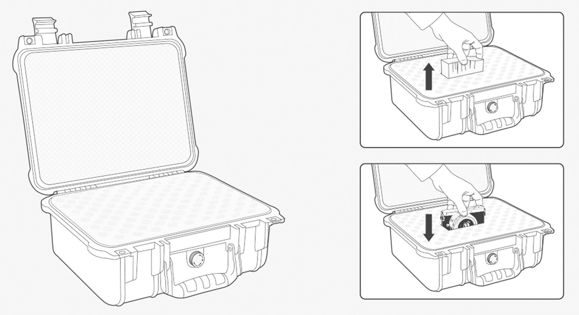 TOOLCRAFT TO-7746834 IP67 Outdoor-Koffer (L x B x H) 560 x 430 x 215mm