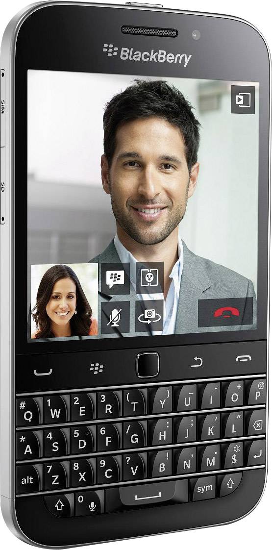 BlackBerry Classic Business-Smartphone 8.9 cm (3.5 Zoll) 1.5 GHz Dual Core 16 GB 8 Megapixel BlackBerry® 10 Schwarz