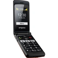 Emporia FlipBasic Senioren-Handy mit Ladestation, SOS Taste Rot Emporia FlipBasic Senioren-Handy mit Ladestation, SOS Taste Rot