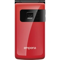 Emporia FlipBasic Senioren-Handy mit Ladestation, SOS Taste Rot Emporia FlipBasic Senioren-Handy mit Ladestation, SOS Taste Rot