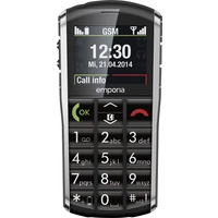 Emporia Pure Senioren-Handy mit Ladestation, SOS Taste Schwarz Emporia Pure Senioren-Handy mit Ladestation, SOS Taste Schwarz