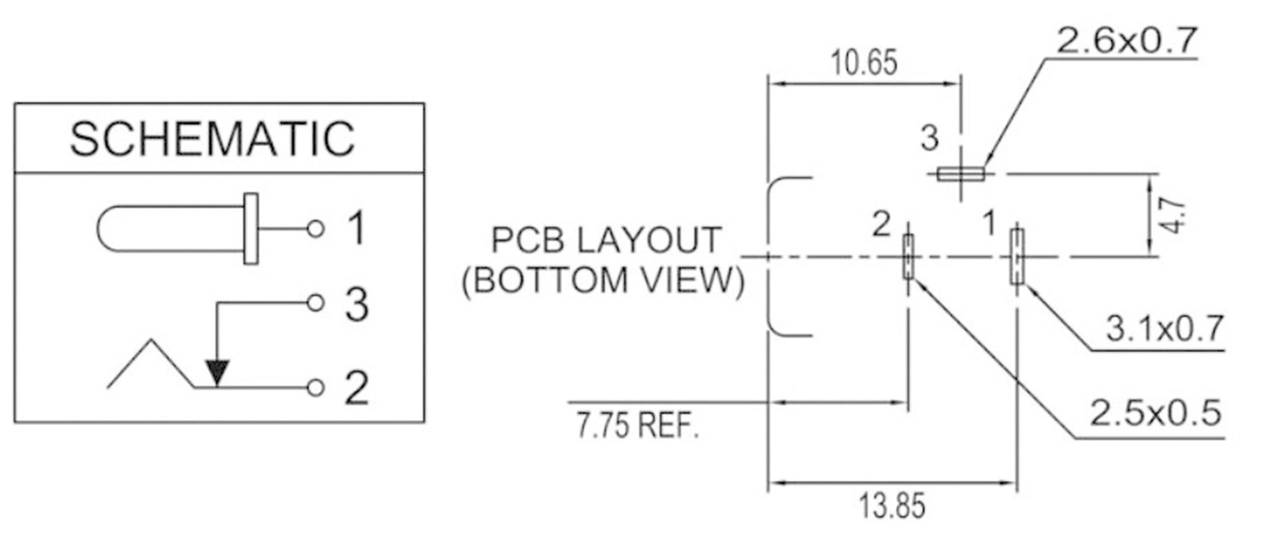 Econ Connect DC14JD20 Niedervolt-Steckverbinder Buchse, Einbau horizontal 2mm