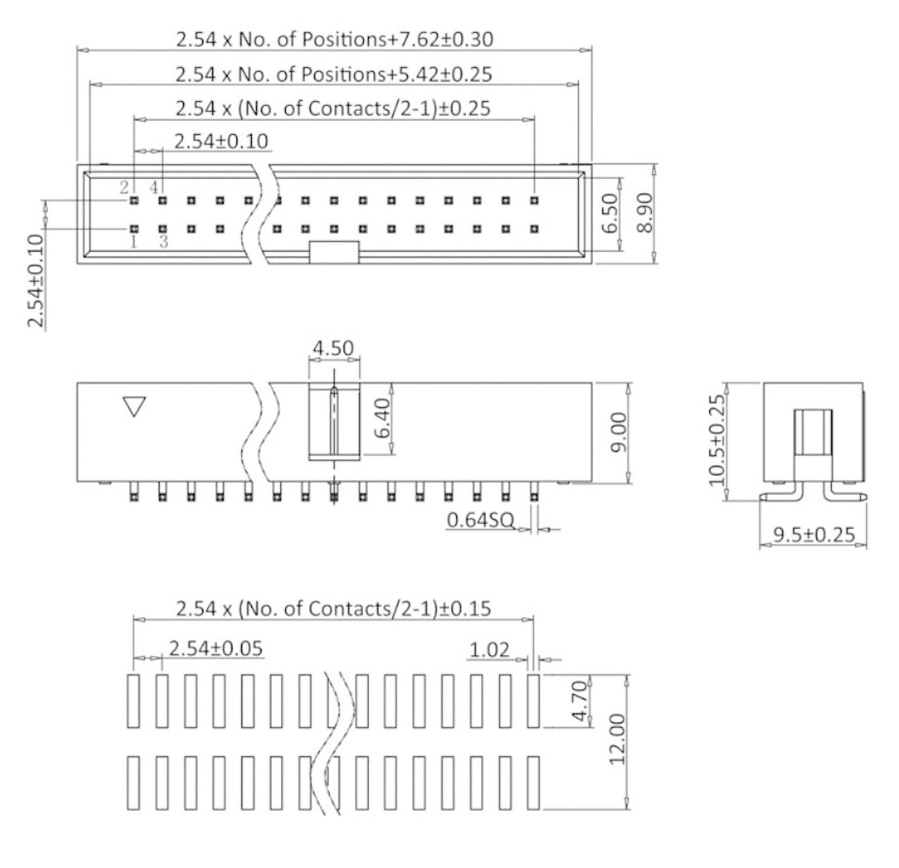 Econ Connect Stiftleiste (Standard) WT Polzahl Gesamt 6 Rastermaß: 2.54mm WT6GSS